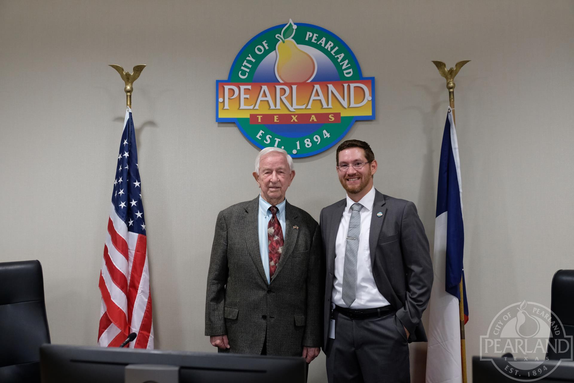 Council Member Hernandez and May Reid