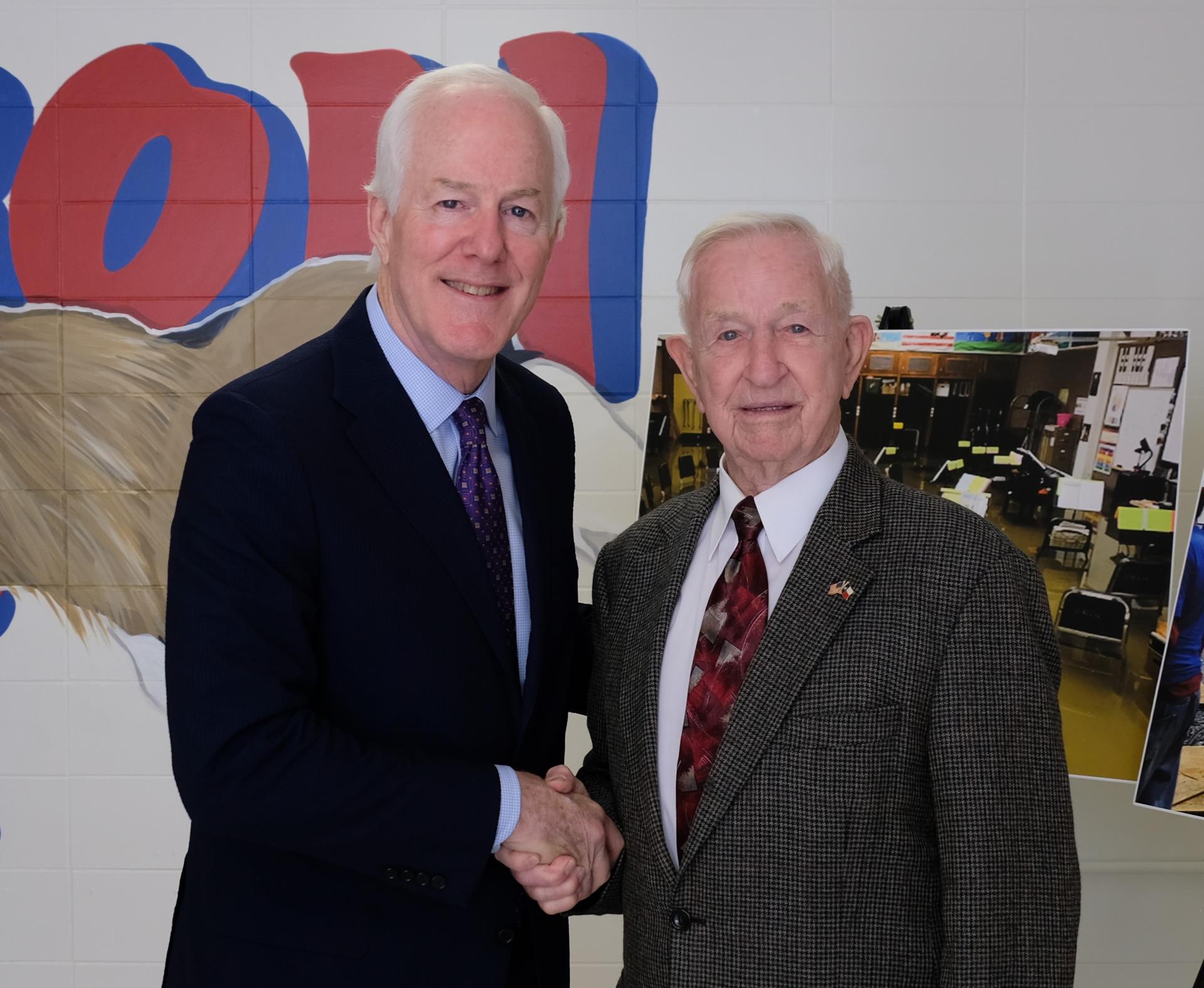 John Cornyn and Tom Reid