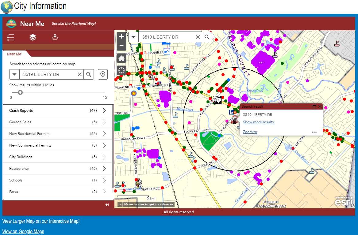 GIS Interactive Map