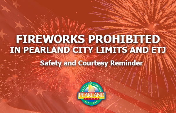 Click here to read the Fireworks Prohibited News Release