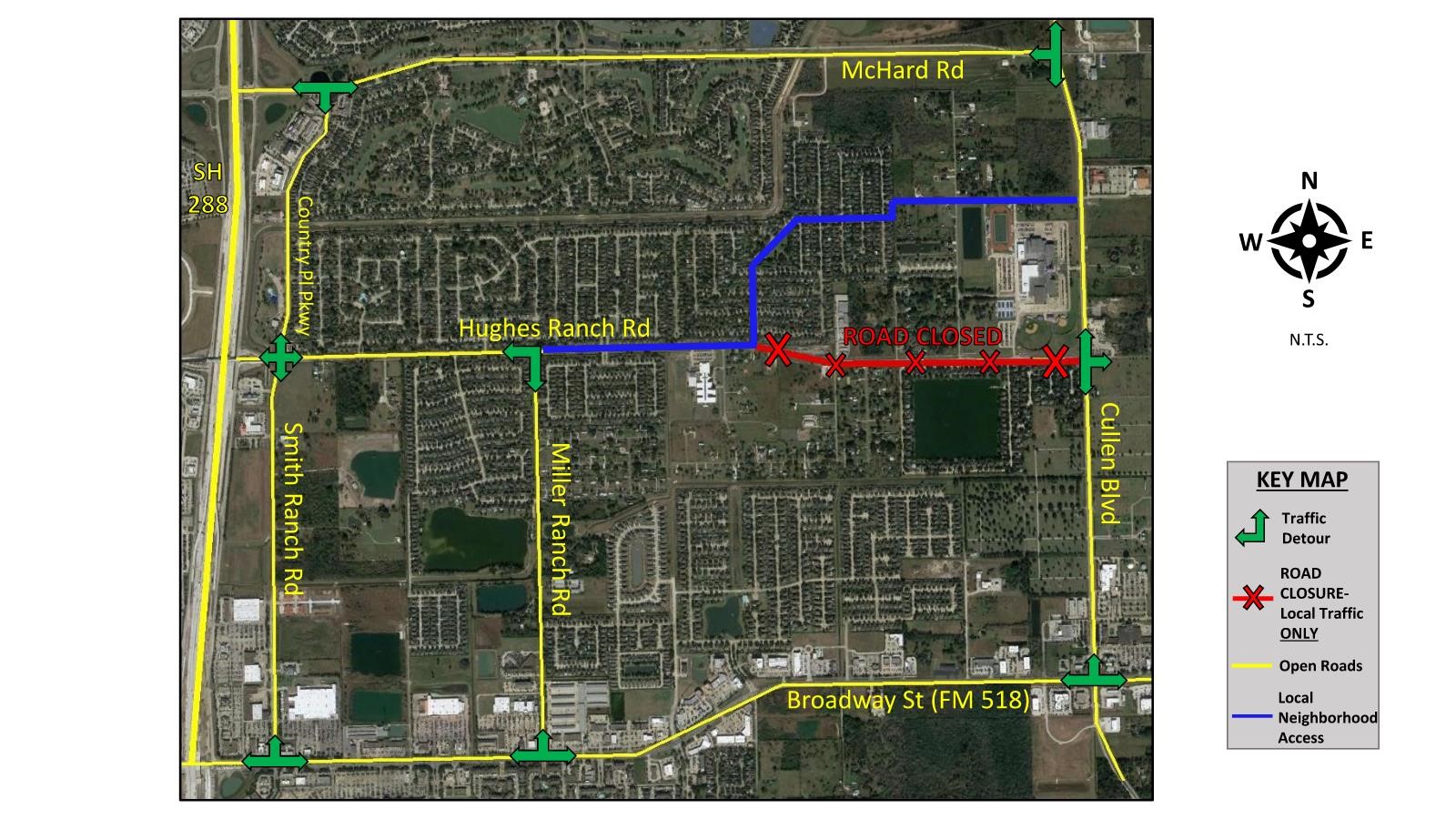 Hughes Ranch Road Temporary Closure