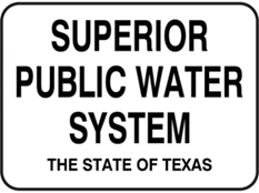 Superior Public Water System, determined by the State of Texas