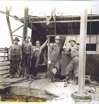 1937 oil field crew